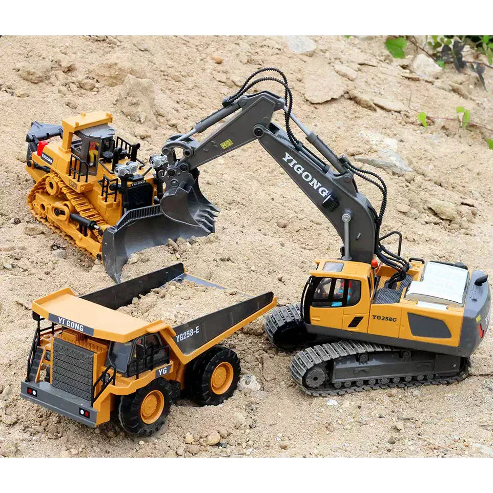 11 Channel Remote Control Excavator Toy