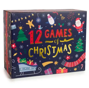 12 Games Of Christmas - 12 Hilarious Holiday Games Family Party Games Pack