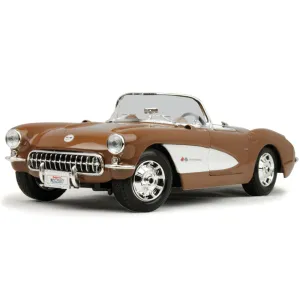 1957 Chevy Corvette - bronze 1:18 Scale Diecast Replica Model by Maisto S672435