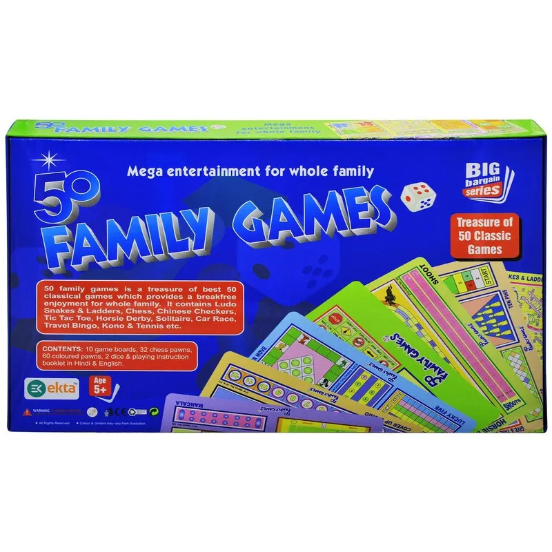 50 in 1 Family Multiplayer Board Game - GG