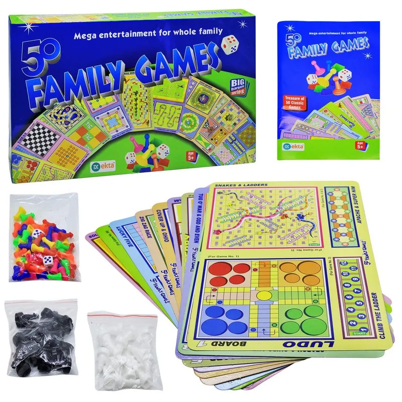 50 in 1 Family Multiplayer Board Game - GG