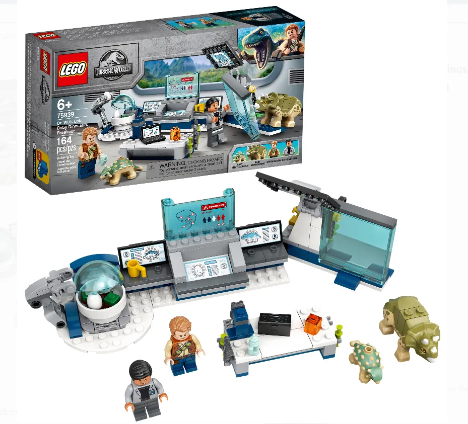 75939 LEGO® Jurassic World Dr. Wu's Lab: Baby Dinosaurs Breakout