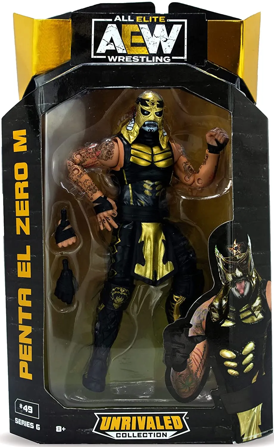 AEW Penta El Zero M Unrivaled Series 6 Jazwares Action Figure