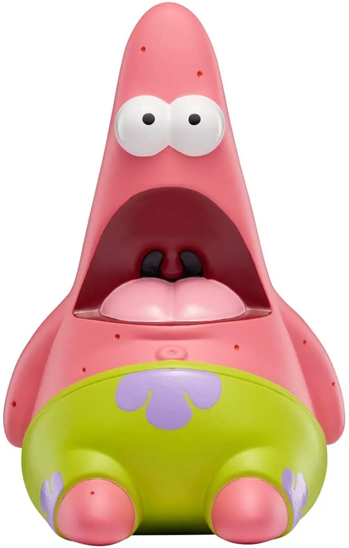 Alpha Group Spongebob Squarepants, Masterpiece Memes, 8” Collectible Vinyl Figure, Surprised Patrick Large Size Figure