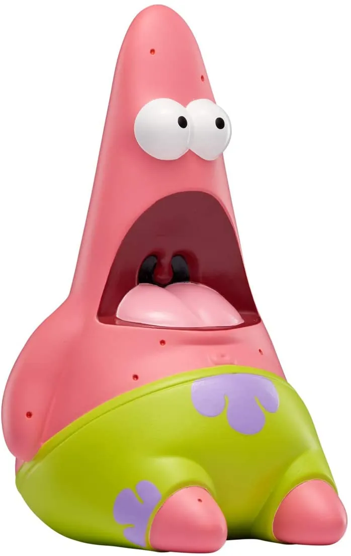 Alpha Group Spongebob Squarepants, Masterpiece Memes, 8” Collectible Vinyl Figure, Surprised Patrick Large Size Figure