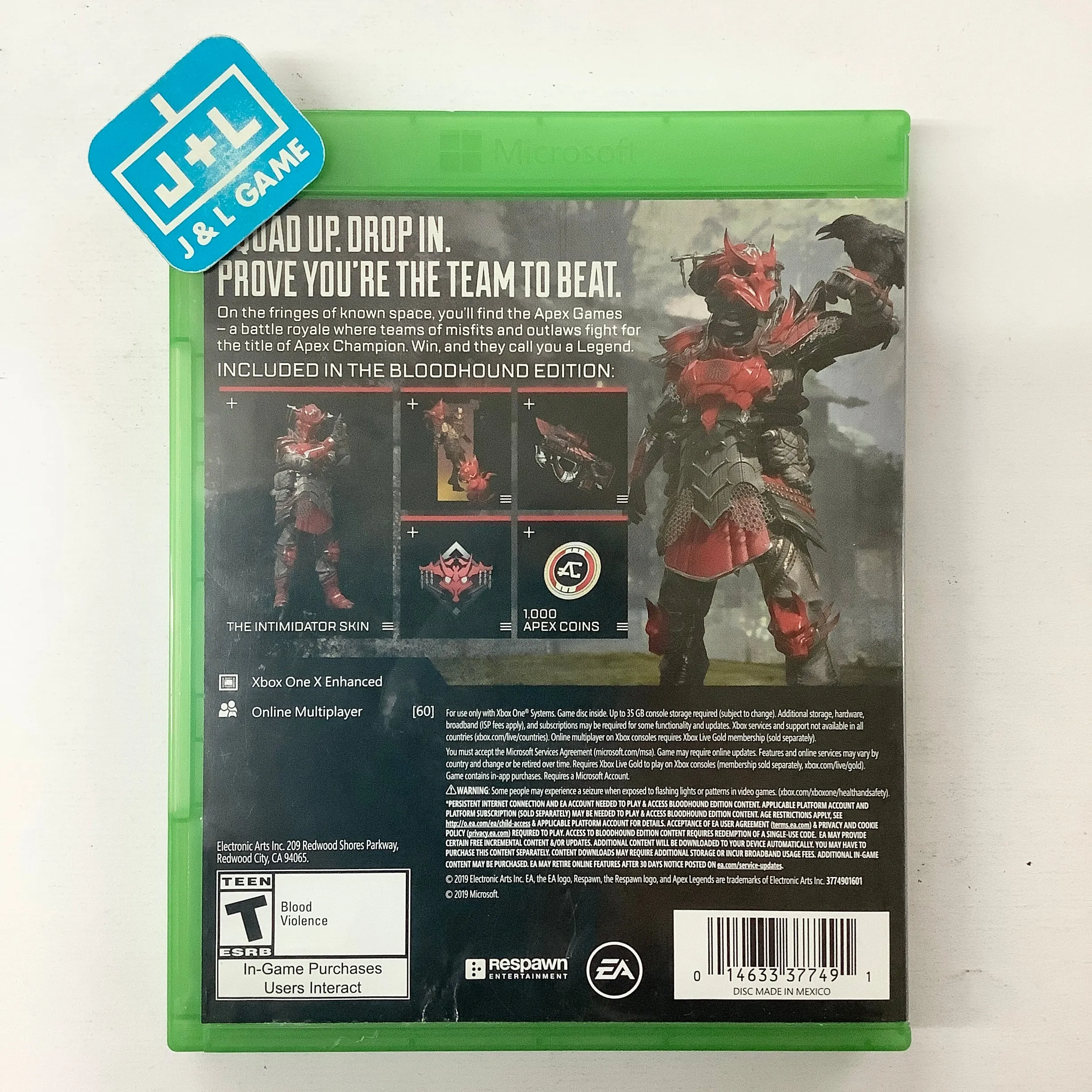 Apex Legends (Bloodhound Edition) - (XB1) Xbox One [Pre-Owned]