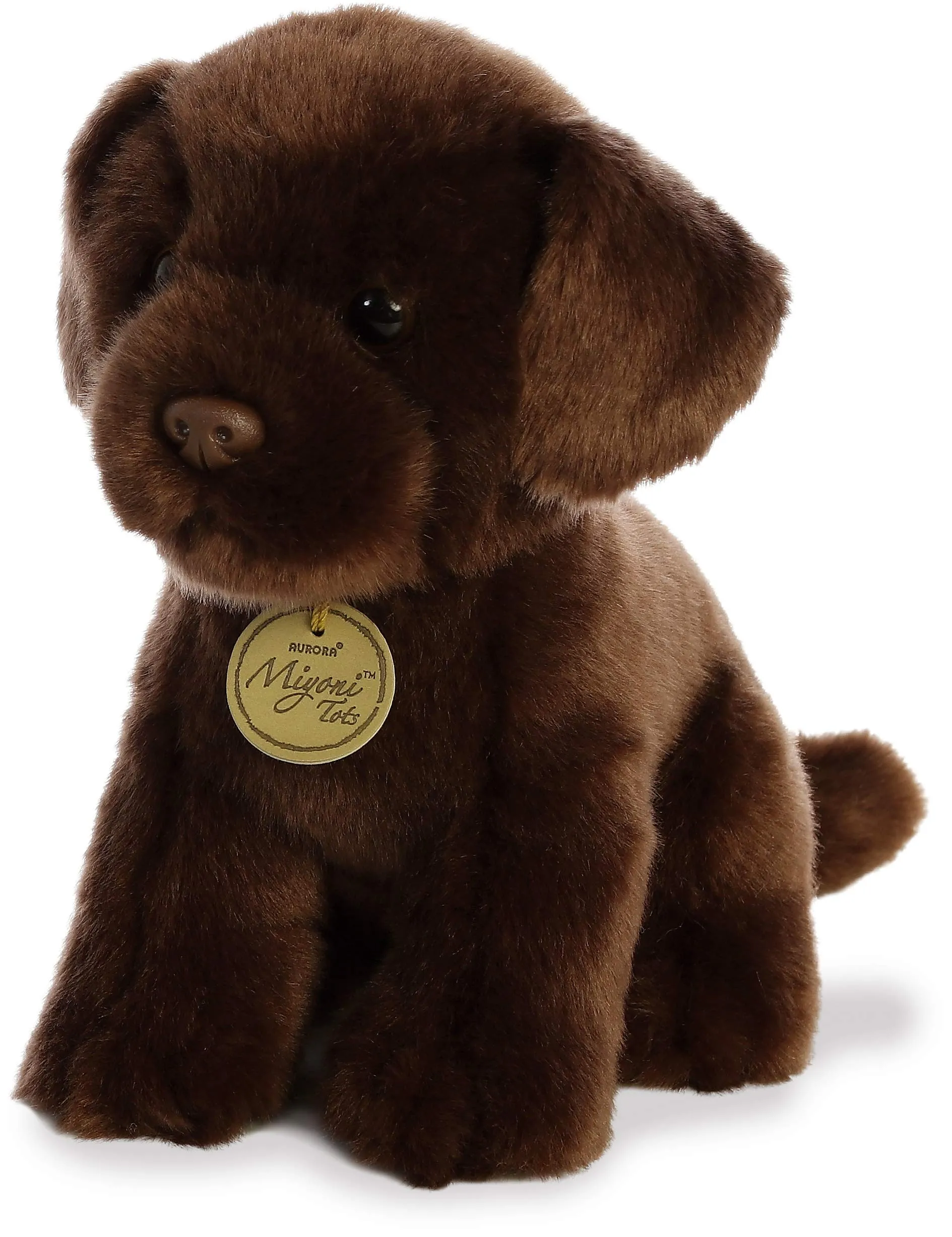 Aurora - Miyoni - 11" Chocolate Lab Pup, Brown