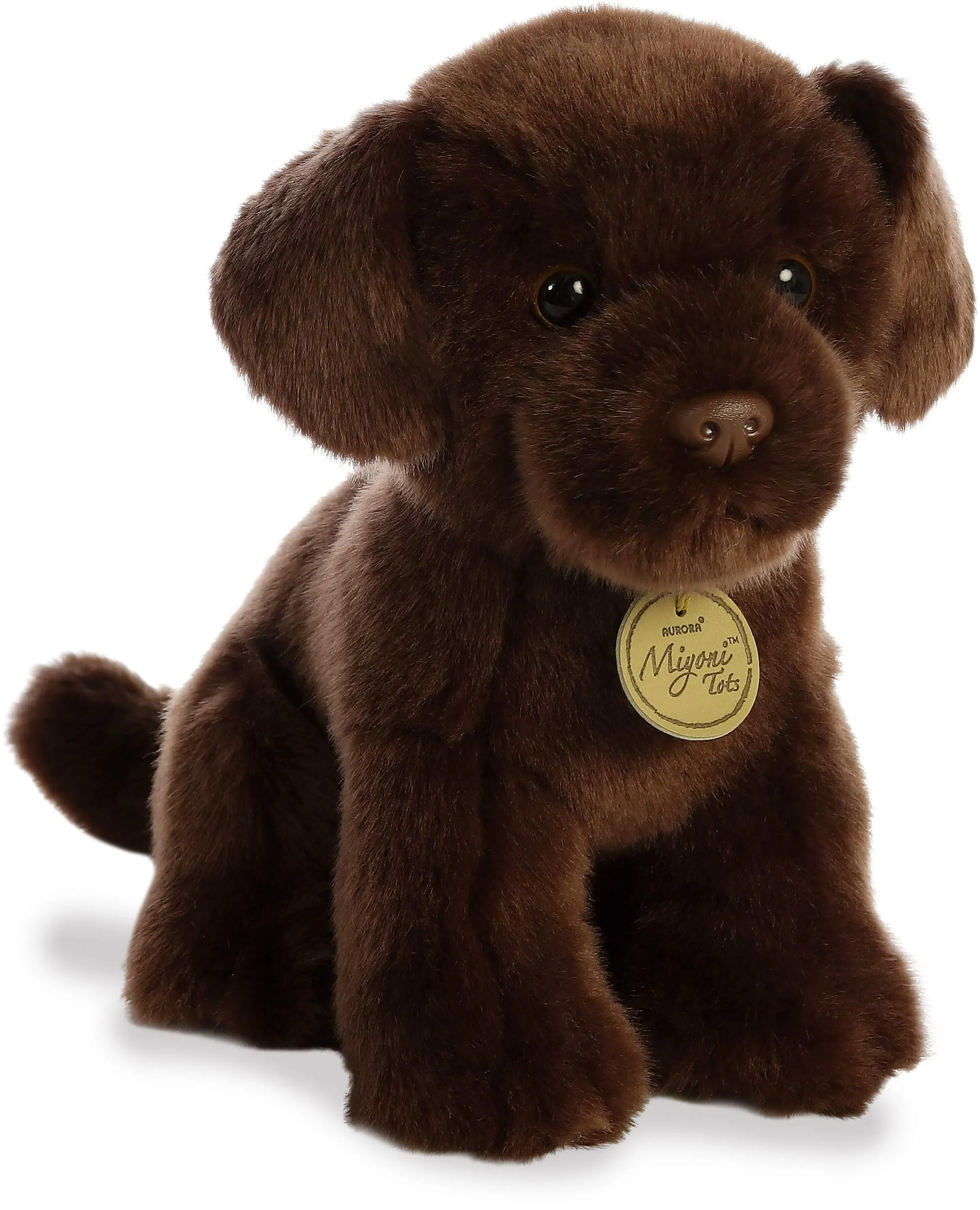 Aurora - Miyoni - 11" Chocolate Lab Pup, Brown