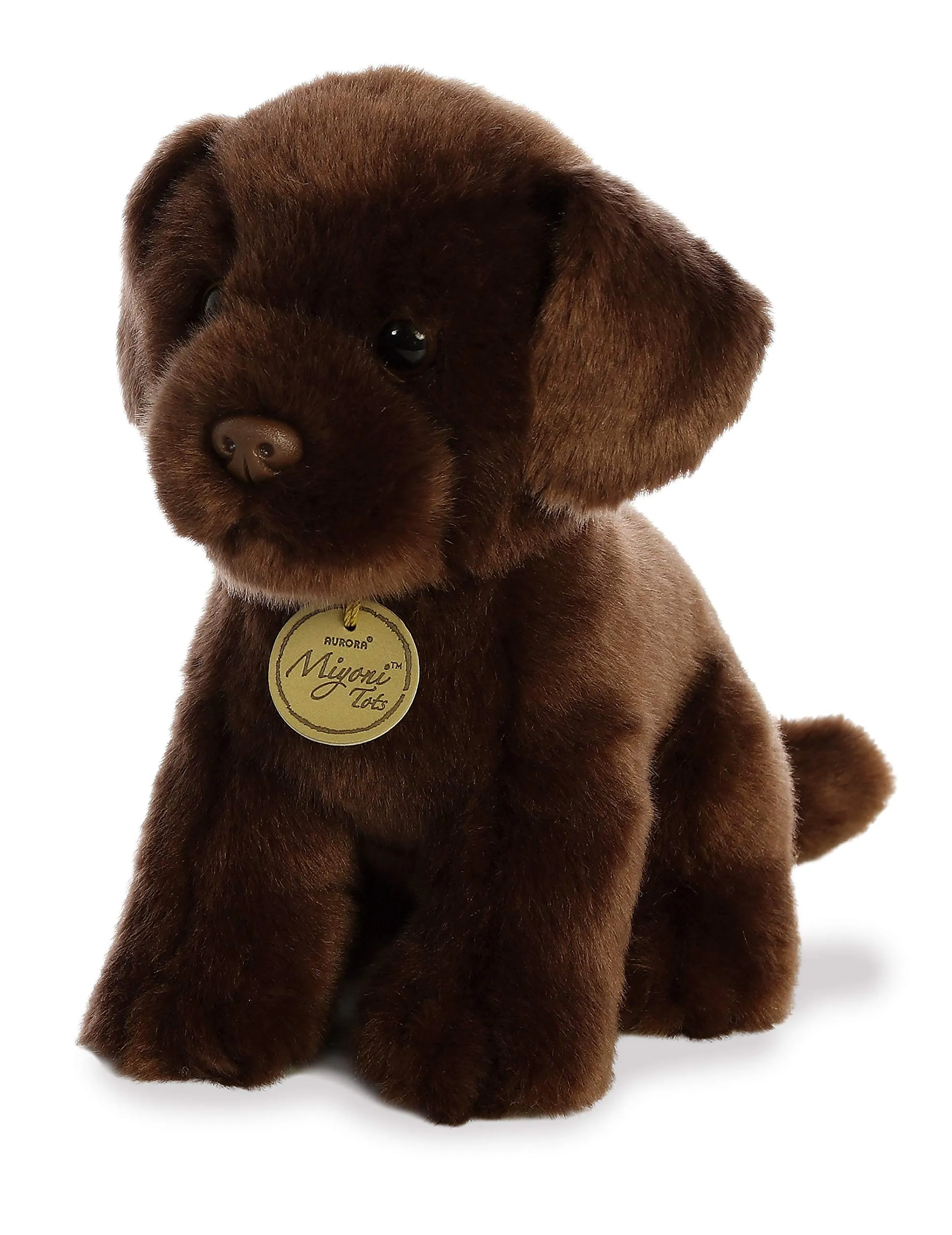 Aurora - Miyoni - 11" Chocolate Lab Pup, Brown