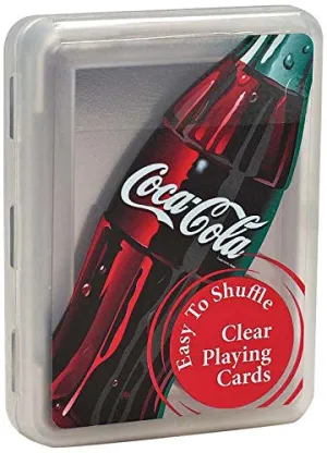 Bicycle Coca-Cola Clear Deck Playing Cards