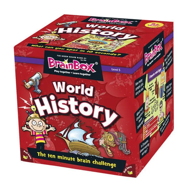 Brain Box World History Card Game