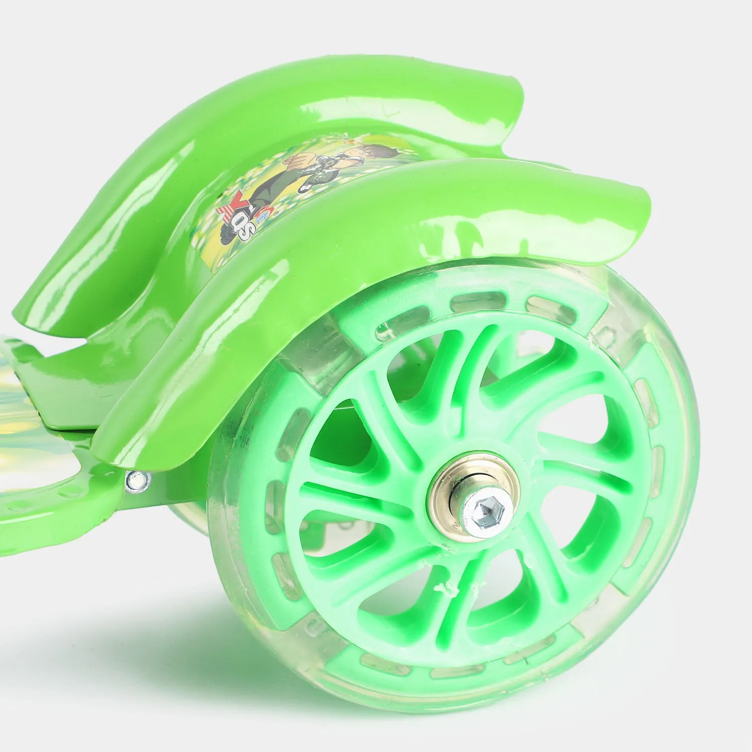 Character 3 Wheeler Scooty For Kids (Green)