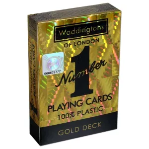 Classic Gold Playing Cards Waddingtons Number 1 Playing Cards