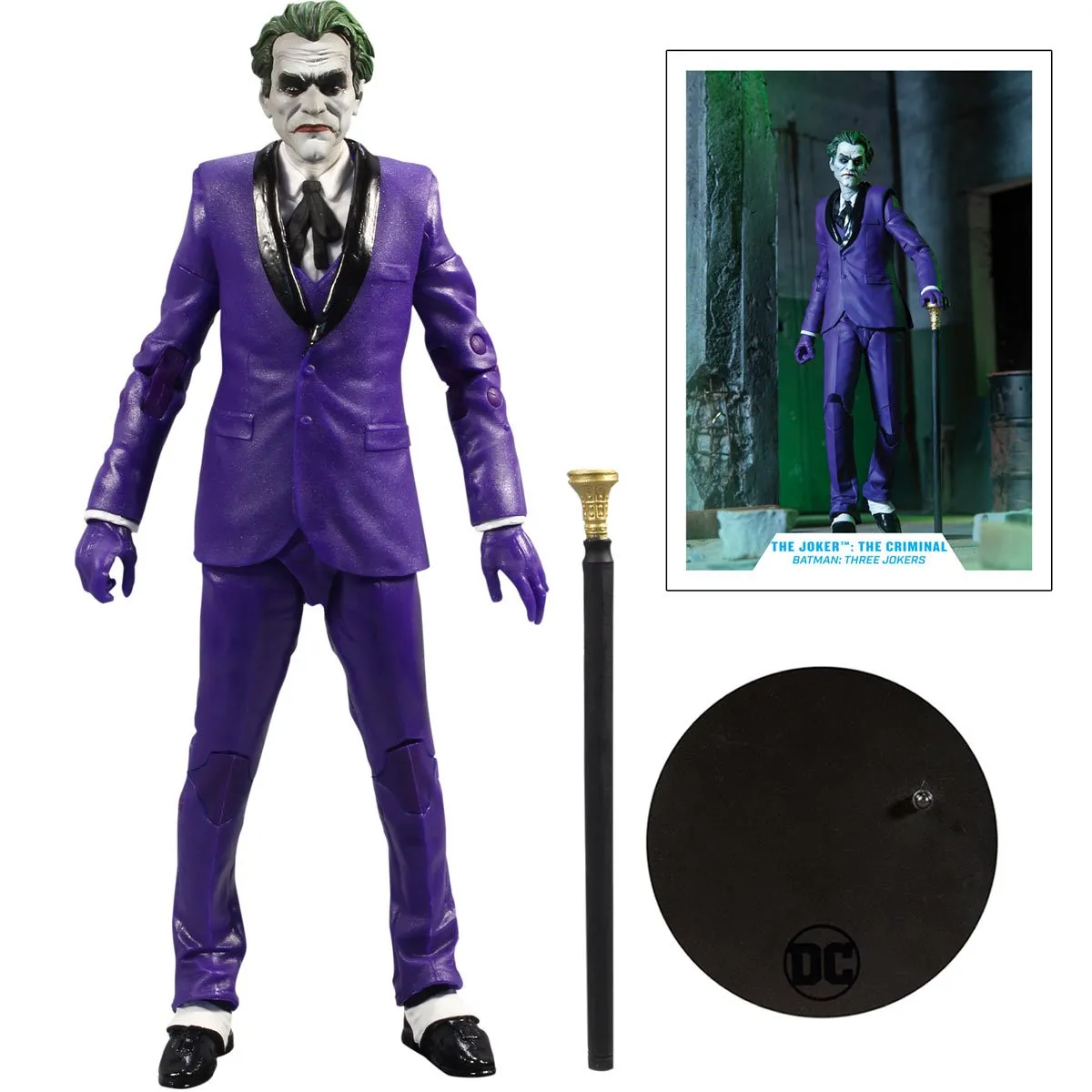 DC Multiverse Batman: Three Jokers Wave 1 The Joker: The Criminal 7-Inch Scale Action Figure