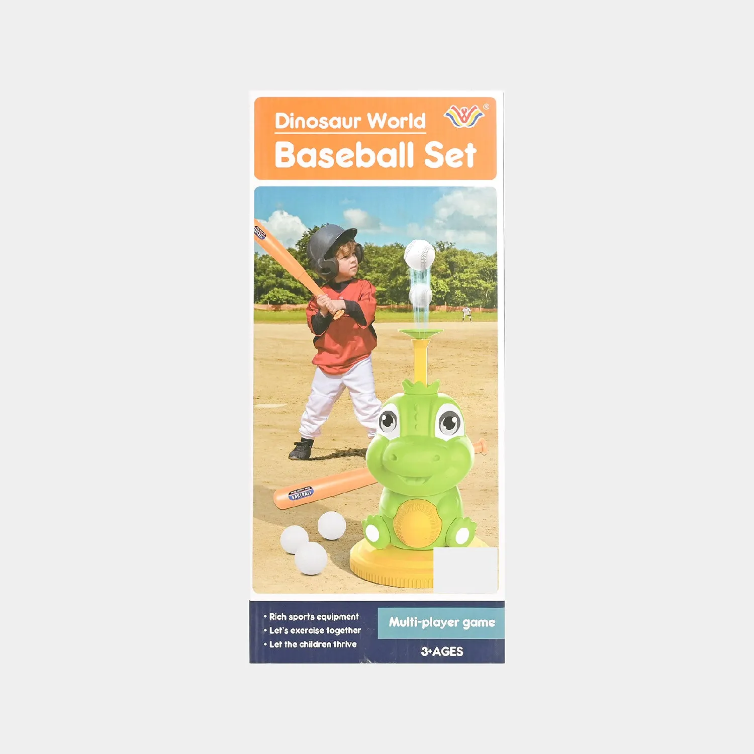 Dinosaur Baseball Play Set Outdoor-Indoor Fun