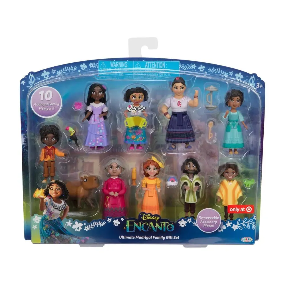 Disney Encanto Madrigal Family Gift Set 10 Dolls Articulated Figures Accessories