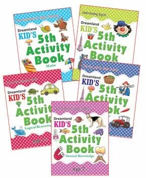 Dreamland Publications Kid's 5th Activity Pack (5 Titles)