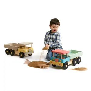 Extra Large Wooden Beach Truck - Coloured