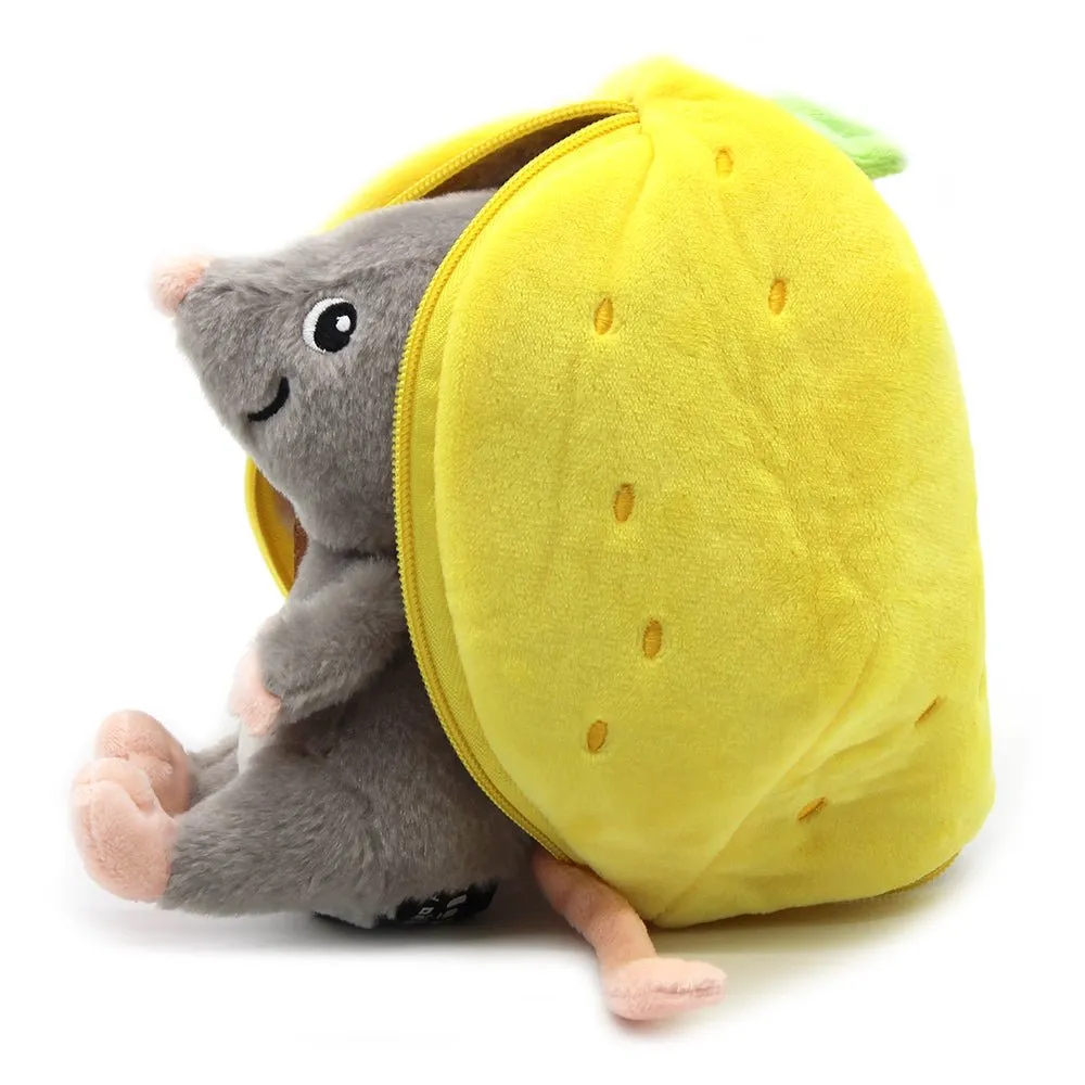 Flipetz Rocket the Mouse/Lemon  2-in-1 Soft Plush Collectable