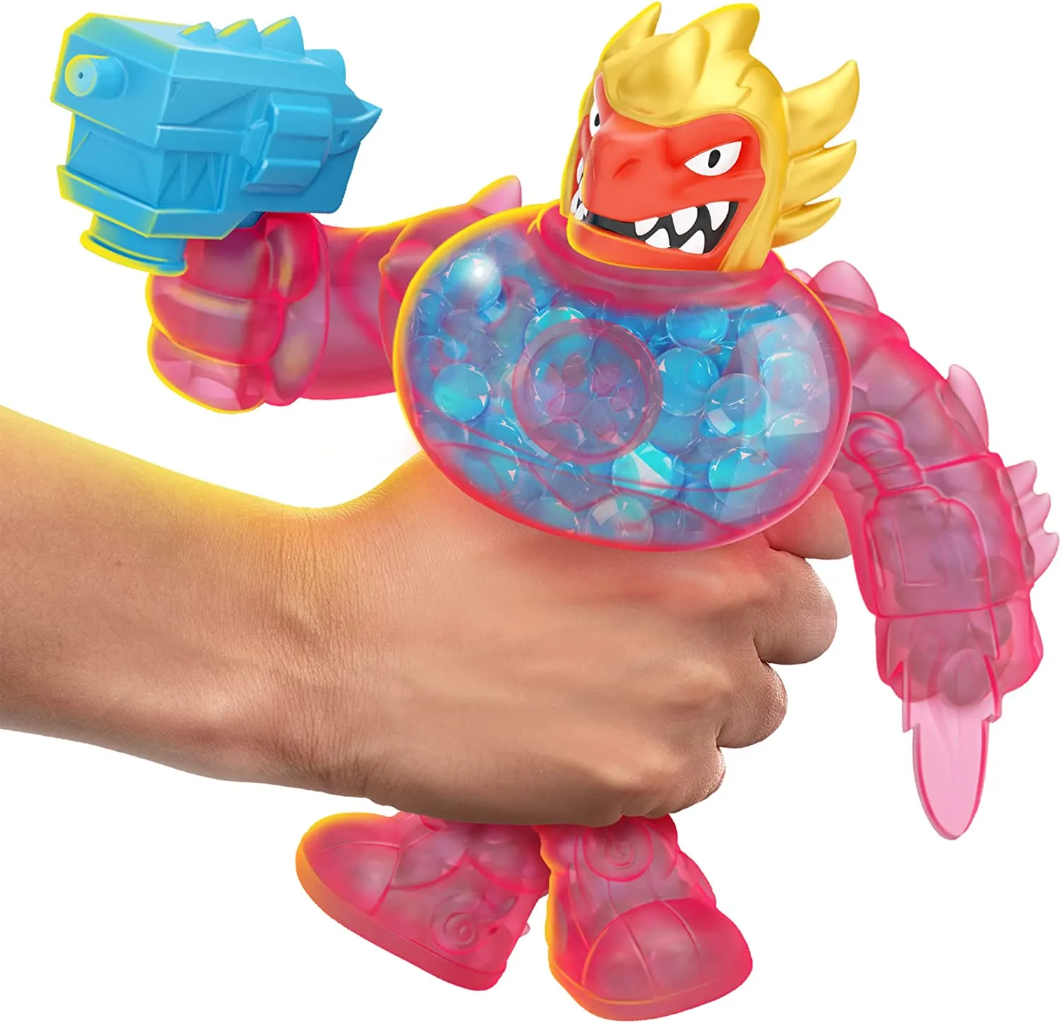 Heroes of Goo Jit Zu Galaxy Blast Hero Pack - Super Squishy Blazagon with an All New Water Blaster