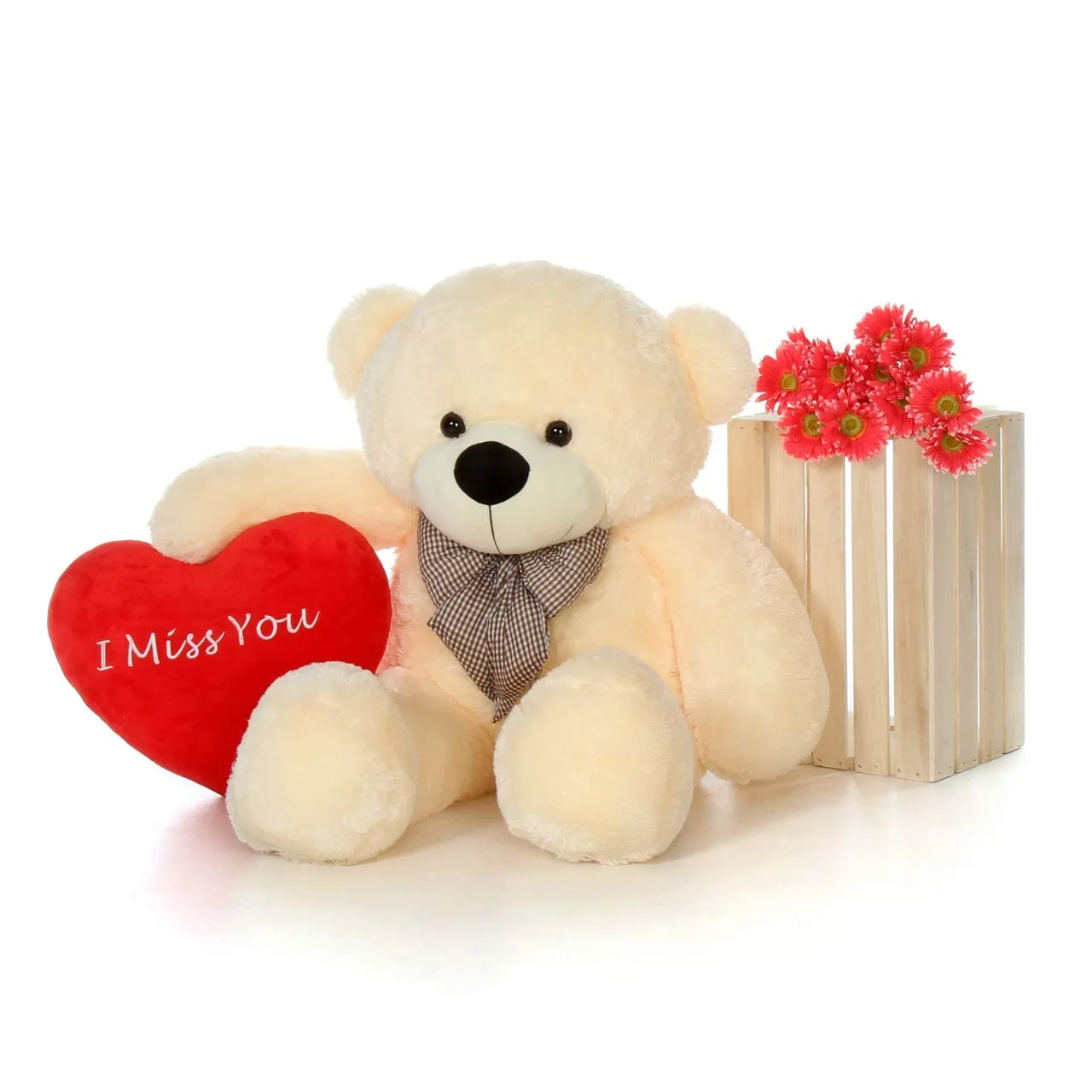 HUG 'n' FEEL SOFT TOYS Teddy Bear 3 feet, Soft Toys, Birthday Gift for Girls Plush & Stuffed Toys