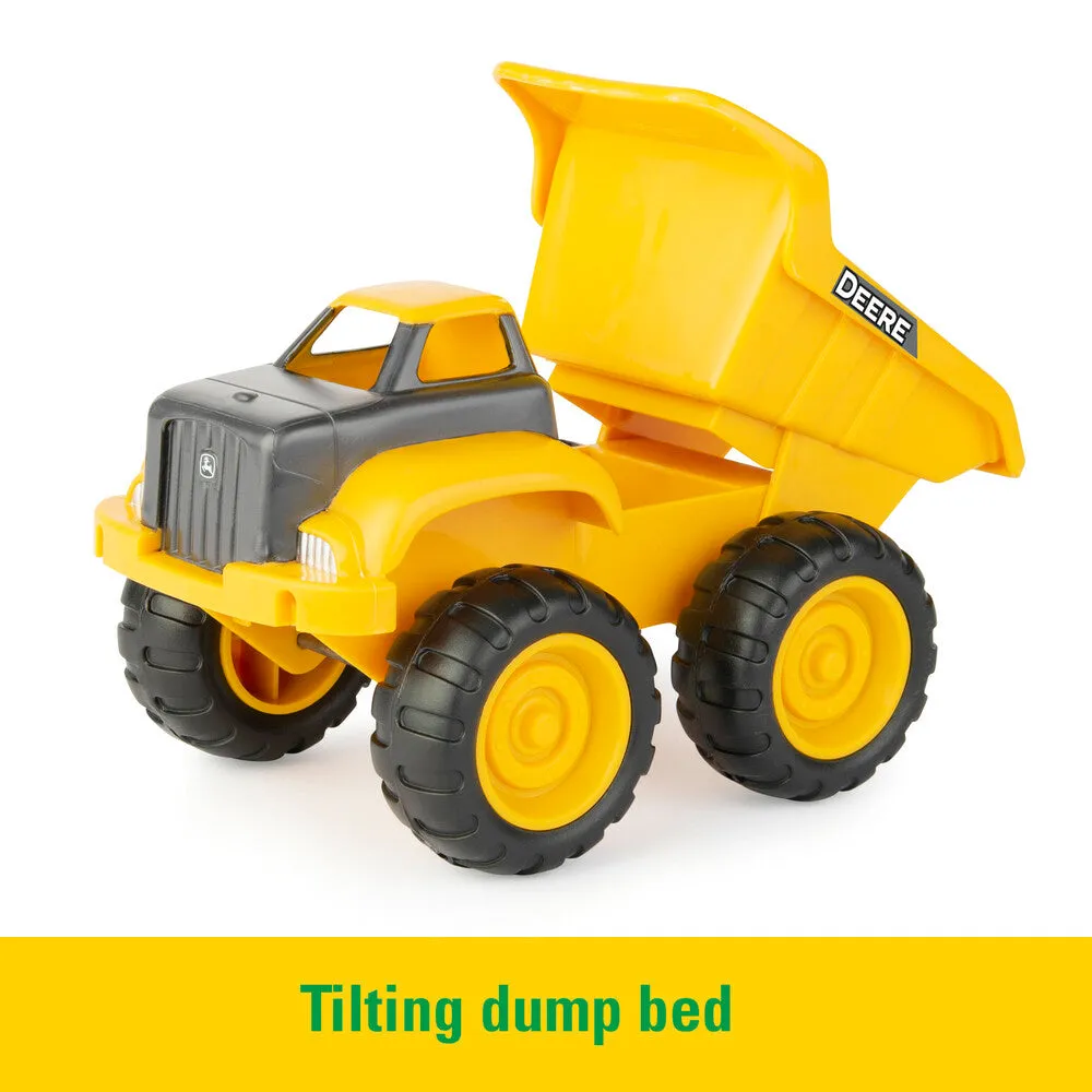 John Deere 15cm Dump Truck, Bucket and Spade Sand Pit Set