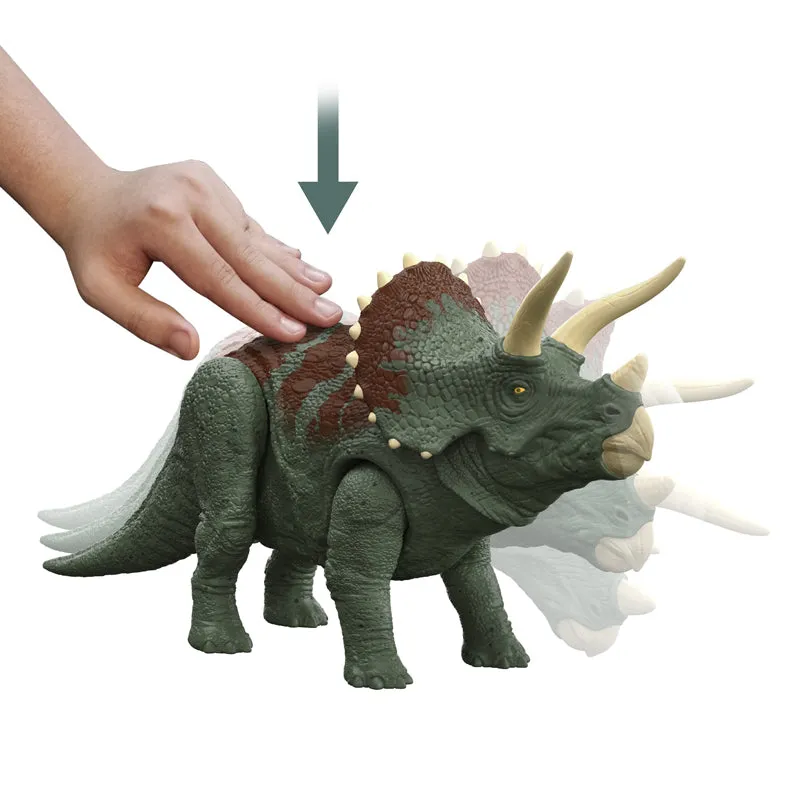 Jurassic World Dominion Roar Strikers Assortment Triceratops