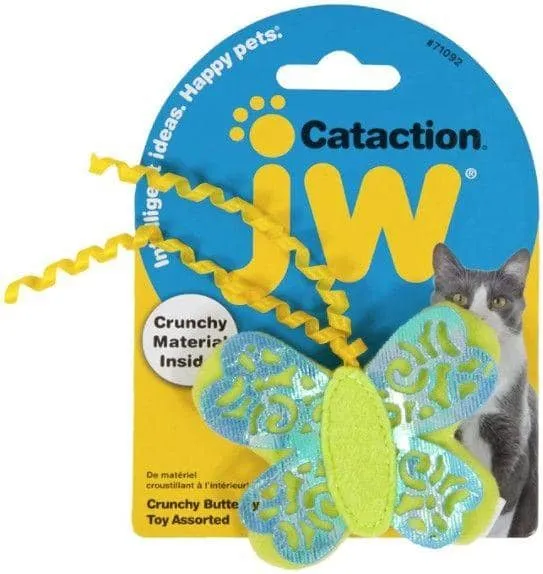 JW Pet Cataction Crunchy Butterfly Cat Toy  - 1 count