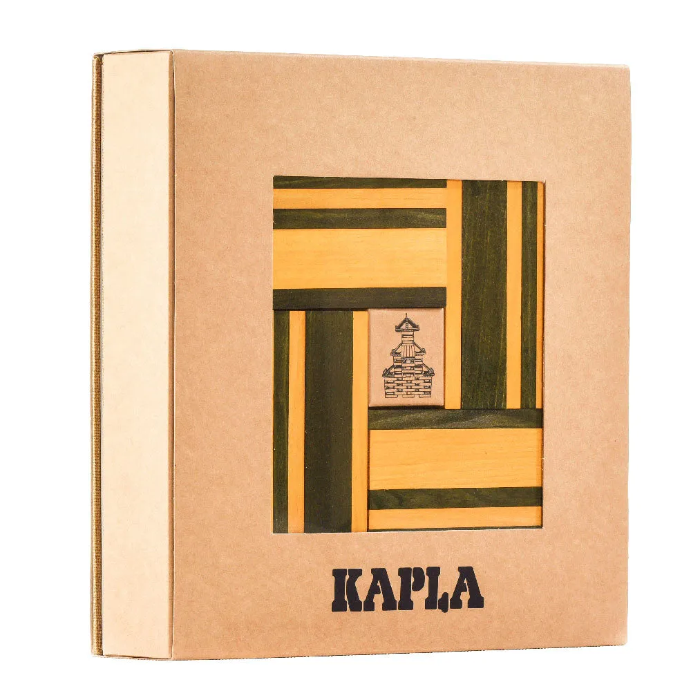 KAPLA Book and Colours - Yellow and Green