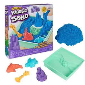 Kinetic Sand Sandbox Set Blue