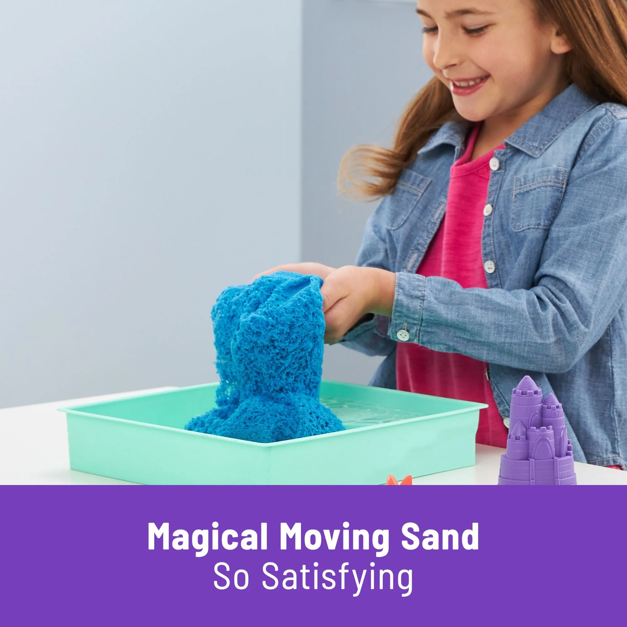 Kinetic Sand Sandbox Set Blue