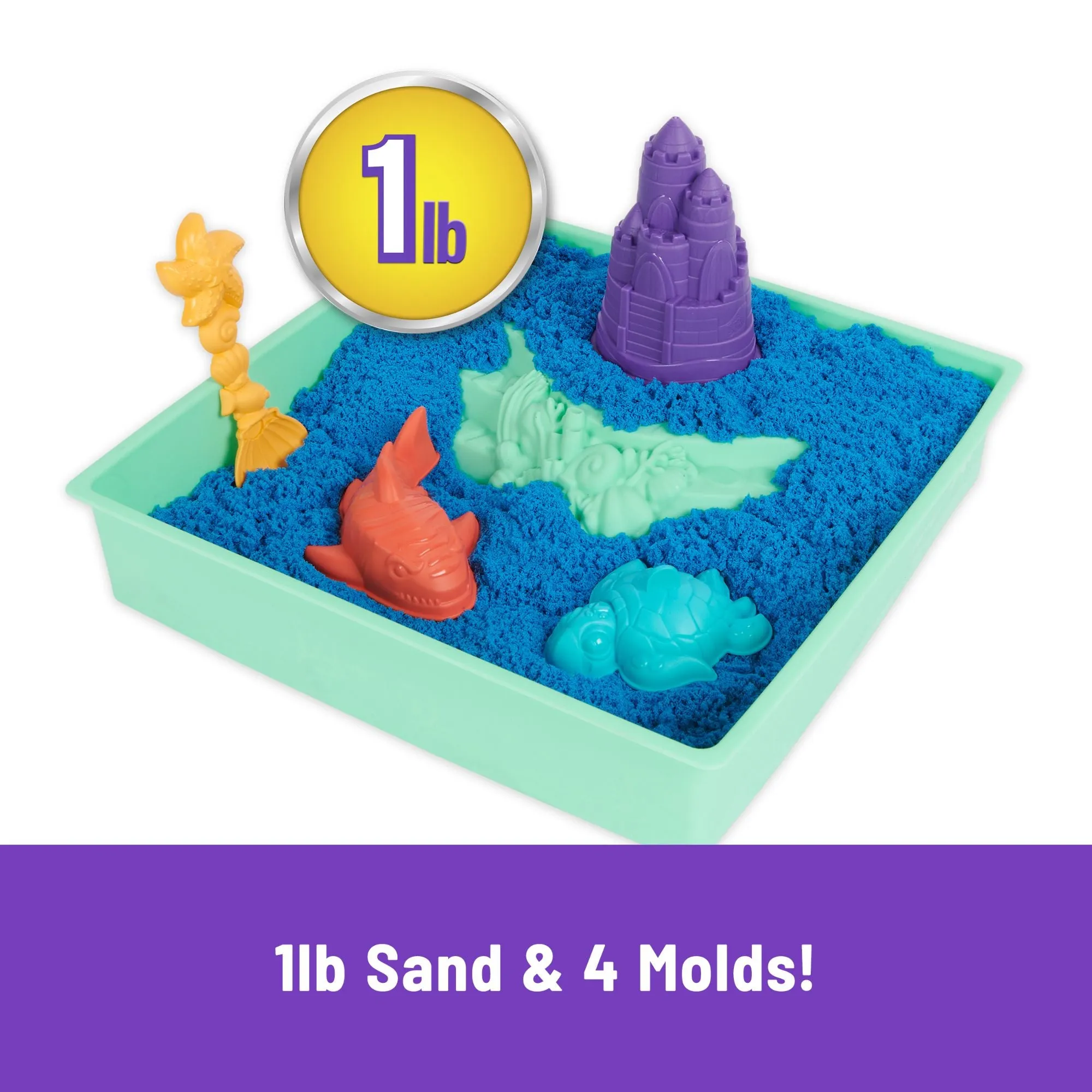 Kinetic Sand Sandbox Set Blue