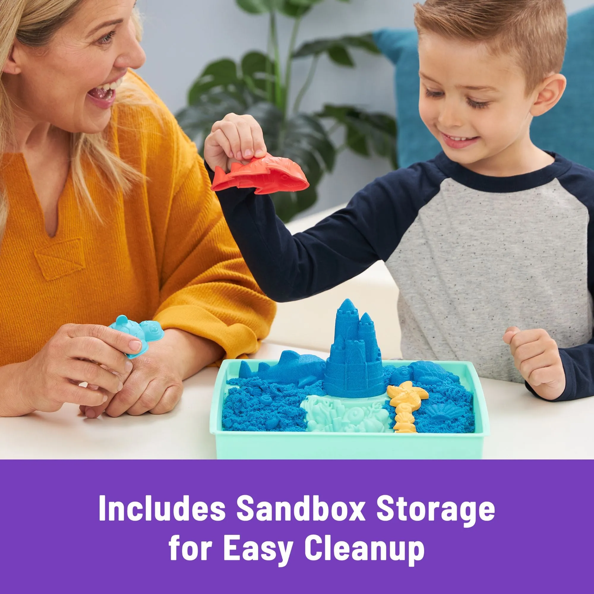 Kinetic Sand Sandbox Set Blue