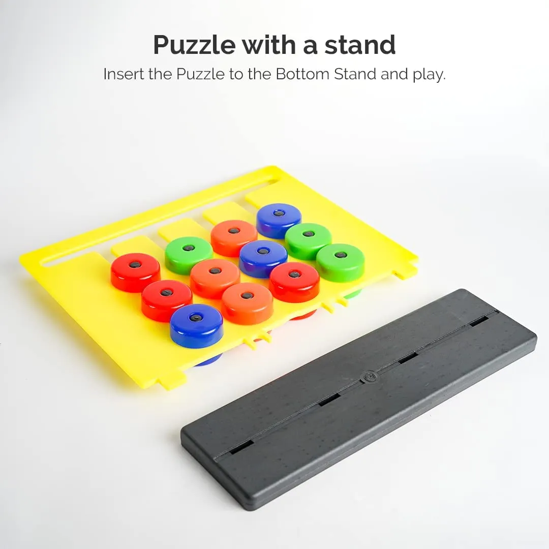 Lefan® Montessori Slide Puzzles - Brain Game for Kids - 3 4 5 Year Baby Activity Toys - Early Development and Learning Kids Toys - Hand Eye Coordination Toys