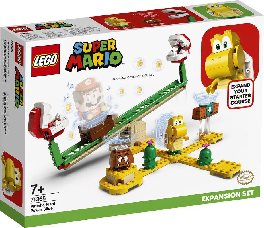 LEGO 71365 Super Mario Piranha Plant Power Slide Expansion Set