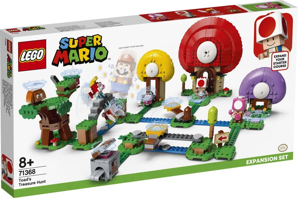 LEGO 71368 Super Mario Toad's Treasure Hunt Expansion Set