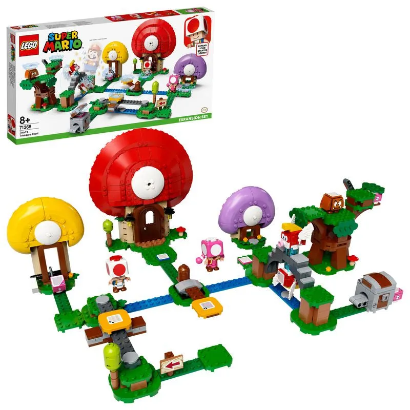 LEGO 71368 Super Mario Toad's Treasure Hunt Expansion Set