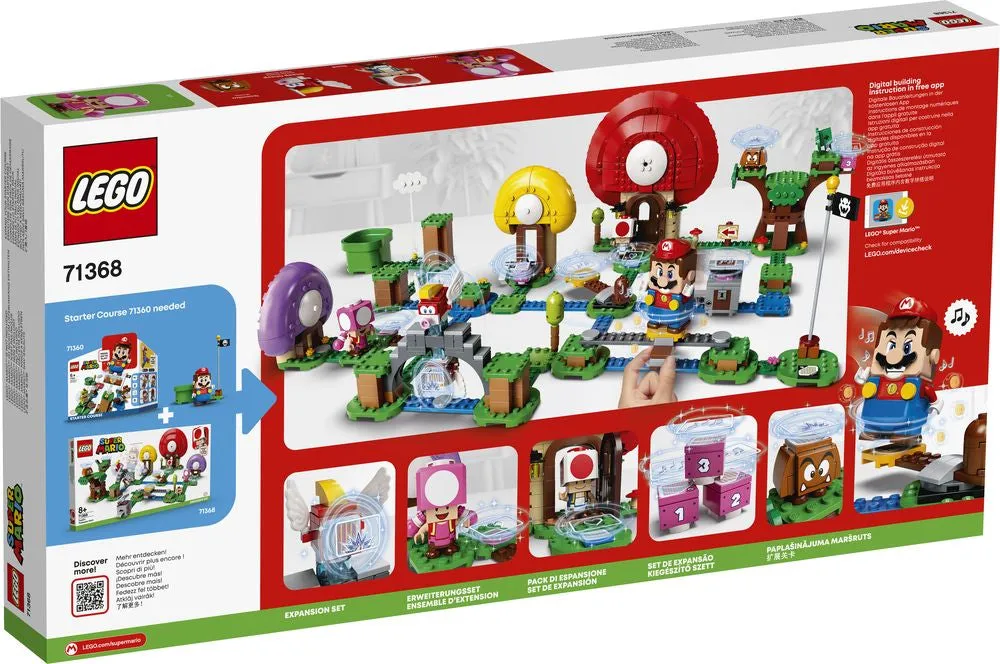 LEGO 71368 Super Mario Toad's Treasure Hunt Expansion Set