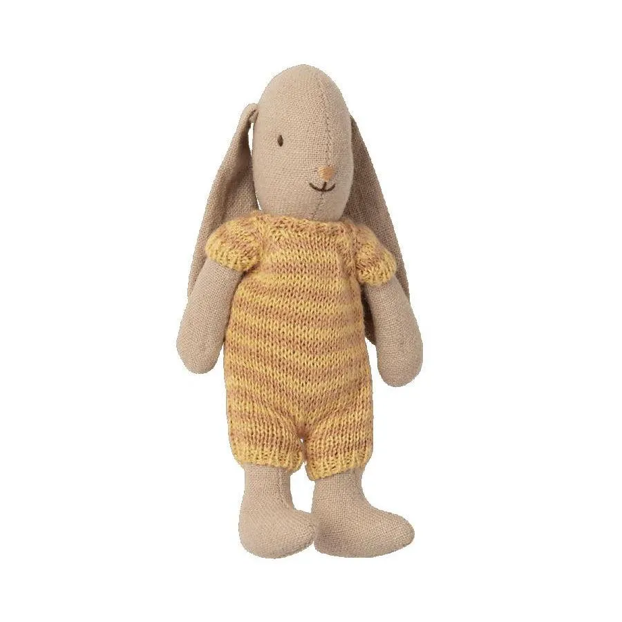 Micro Bunny in Knitted Romper