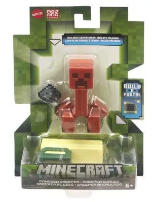 Minecraft Figure Stronghold Damaged Creeper