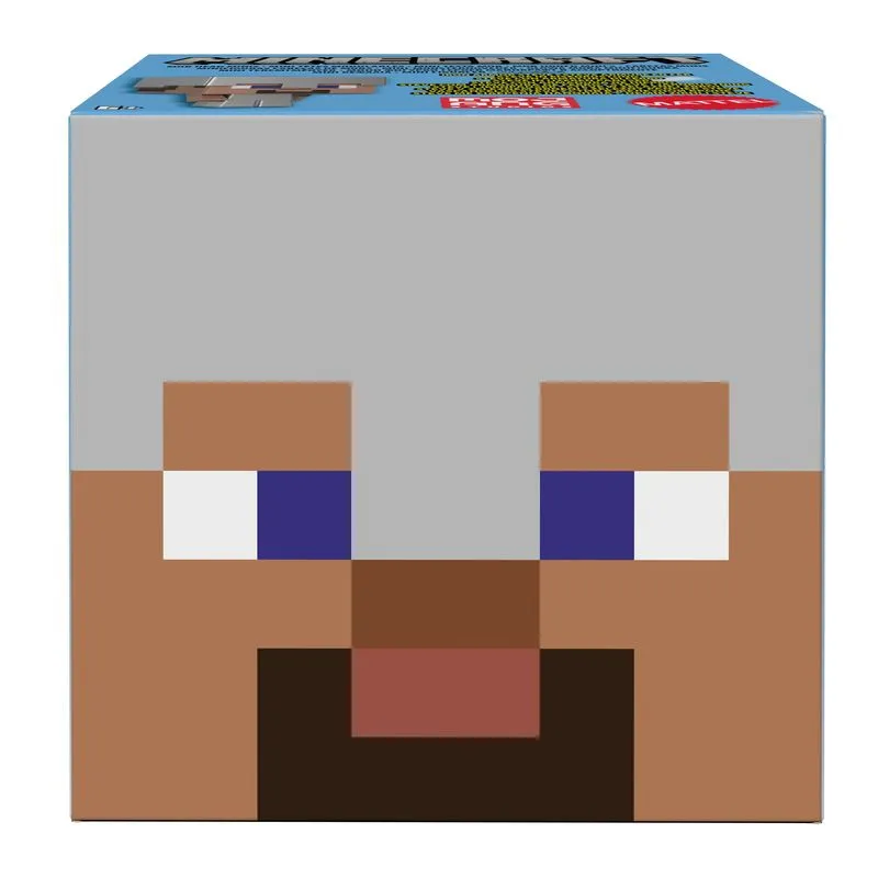 Minecraft Mob Head Minis Iron Armor Steve Figure