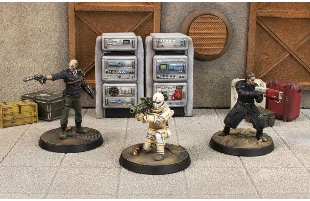 Modiphius Entertainment Fallout Wasteland Warfare Institute Covert Operations Miniatures Set