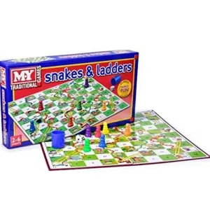 M.Y Traditional Games - Snakes & Ladders - 2-6 Players