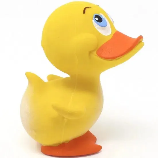 Natural Rubber Duck Levi with Squeaker