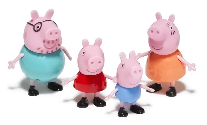 Peppa Pig Figure 4 pack, Family Pack