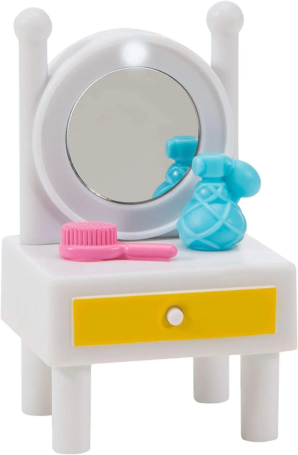 Peppa Pig Little Spa Playset, 6 Pieces - Includes Bathtime Peppa Figure, Mirror & Room Accessories - Toy Gift for Kids