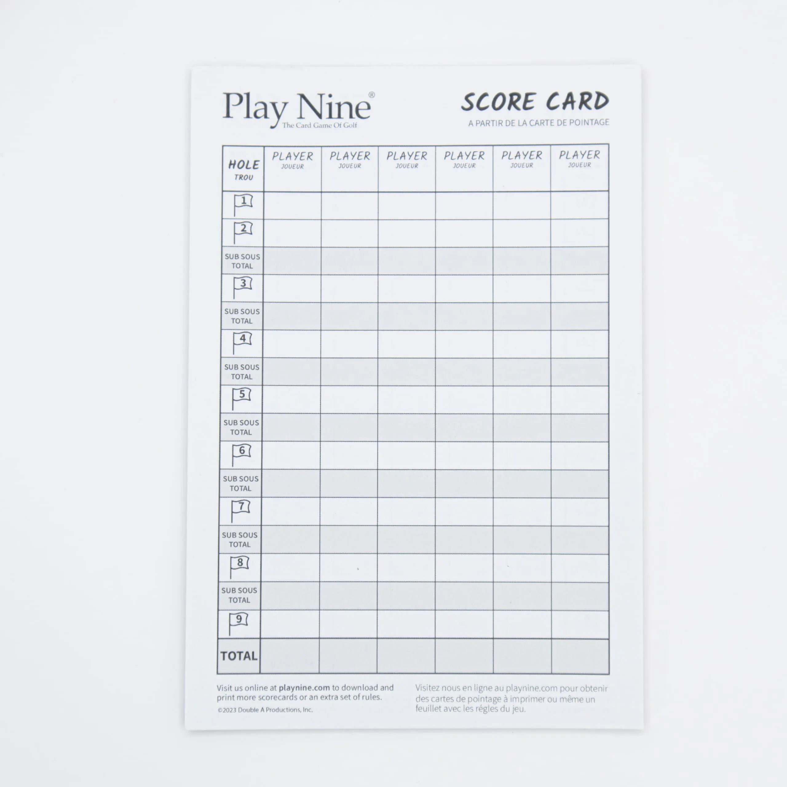 Play Nine - The Card Game of Golf