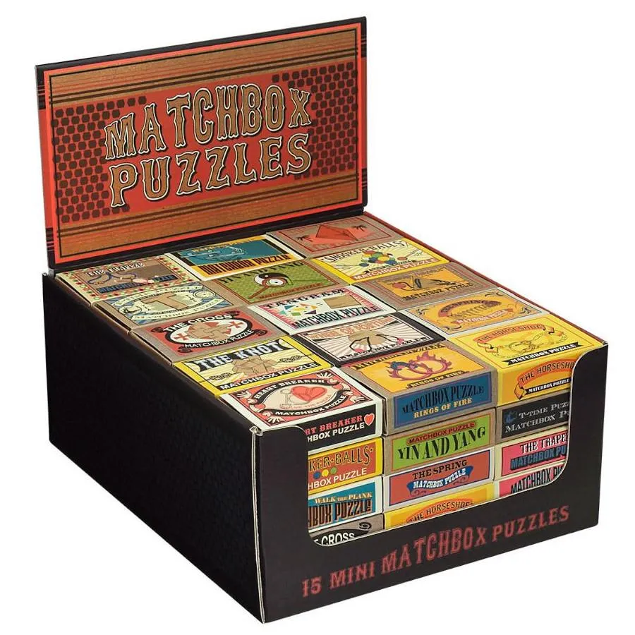 Professor Puzzle Mini Matchbox Puzzles, Assorted