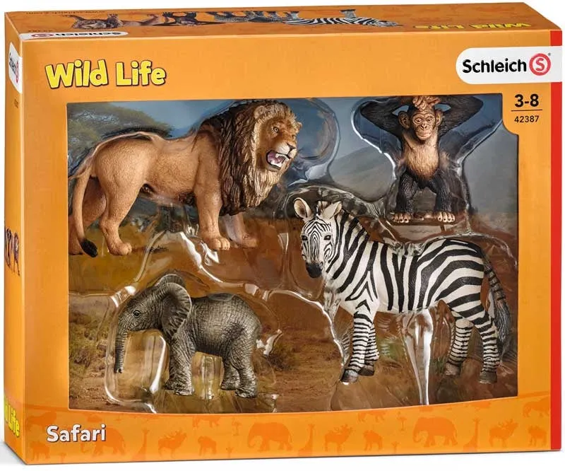 Schleich Wild Life Animal Figures Starter Set