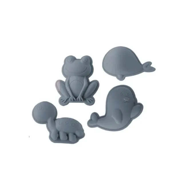 scrunch sand mould set - steel blue